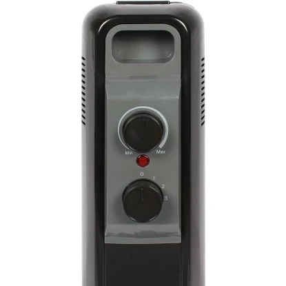 El Fuego Mobiler Elektro-Ölradiator 7 Rippen Schwarz 3 El Fuego Mobiler Elektro-Ölradiator 7 Rippen Schwarz – Bild 3