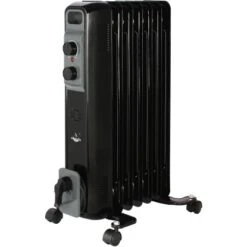 El Fuego Mobiler Elektro-Ölradiator 7 Rippen Schwarz 18 El Fuego Mobiler Elektro-Ölradiator 7 Rippen Schwarz -Heimwerkzeuge Geschäft 109966 2240 9