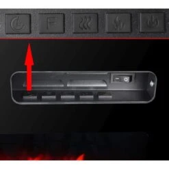 El Fuego Elektrokamin Bern 130 LED-Ambientelicht 900 - 1800 W -Heimwerkzeuge Geschäft 1139013 2240 AY6392 6