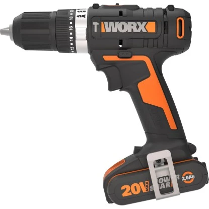 Worx 20 V Akku-Schlagschrauber WX370 Inkl. 2 Ah Akku Mit Tasche 2 Worx 20 V Akku-Schlagschrauber WX370 Inkl. 2 Ah Akku Mit Tasche – Bild 2