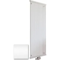 Schulte Design-Heizkörper Kiel Mit Mittenanschluss 1.186 W Pearl-Weiß