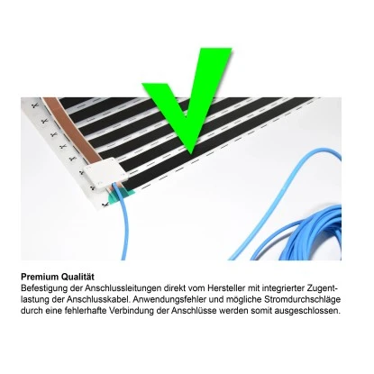 Perobe Elektrische Temperierungsfolie 230 Volt Heizfolie2,5 M X 0,6 M 1,5 M² 2 Perobe Elektrische Temperierungsfolie 230 Volt Heizfolie2,5 M X 0,6 M 1,5 M² – Bild 2