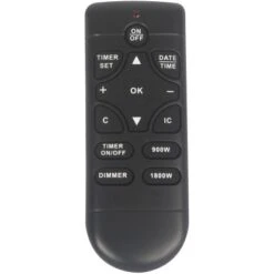 EL Fuego Elektrowandkamin Aarau Oval Schwarz 1,8 KW -Heimwerkzeuge Geschäft 2 2240 AY0628 Detailfoto 3