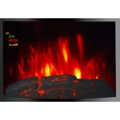 EL Fuego Elektrowandkamin Aarau Oval Schwarz 1,8 KW -Heimwerkzeuge Geschäft 2 2240 AY0628 Detailfoto 8