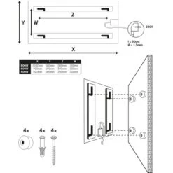Ximax Glas Paneel Weiß Ohne Rahmen 600 Mm X 900 Mm 600 W -Heimwerkzeuge Geschäft 364100 2124 6