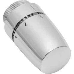 Thermostatventil Eckform 21 Mm (R 1/2) X 18,6 Mm (RP 1/2) Chrom -Heimwerkzeuge Geschäft 4007874121165 30