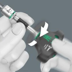 Wera Quergriff-Adapterschraubendreher 411 A RA Mit Ratschenfunktion -Heimwerkzeuge Geschäft 4013288222817 2110 AI 03