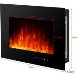 El Fuego Elektrokamin Aarau II Schwarz 900/2000 W 26 El Fuego Elektrokamin Aarau II Schwarz 900/2000 W -Heimwerkzeuge Geschäft 4250373262819 2240 S 8