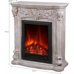 EL Fuego Elektrokamin Rom 1,5 KW 22 EL Fuego Elektrokamin Rom 1,5 KW -Heimwerkzeuge Geschäft 4416111 2240 AY0620 3