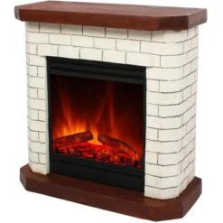 EL Fuego Elektrokamin Kiel Weiß 1,5 KW -Heimwerkzeuge Geschäft 4416145 2240 AY6212