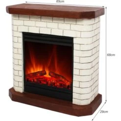 EL Fuego Elektrokamin Kiel Weiß 1,5 KW -Heimwerkzeuge Geschäft 4416145 2240 AY6212 3