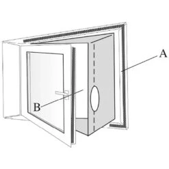 Air-Block Klima-Sail Universal-Abdichtung -Heimwerkzeuge Geschäft 467493 1599 9