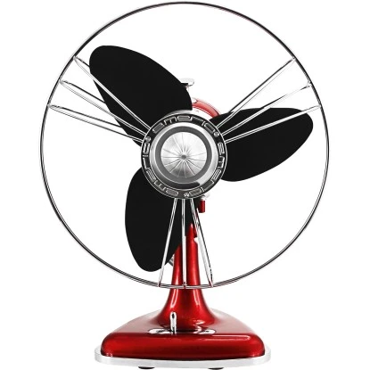 Tischventilator Retro Elvis Bordeauxrot 1 Tischventilator Retro Elvis Bordeauxrot