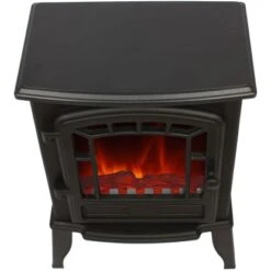 El Fuego Elektrokamin Como Schwarz Mit Heizung 2 KW -Heimwerkzeuge Geschäft 4 2240 AY6871 Detailfoto 5