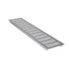 Leichtmetallgitter Alu 480 Mm X 100 Mm Silber