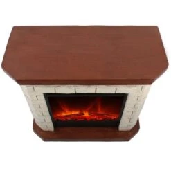 EL Fuego Elektrokamin Kiel Weiß 1,5 KW -Heimwerkzeuge Geschäft 5 2240 AY6212 Detailfoto 5