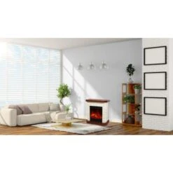 EL Fuego Elektrokamin Kiel Weiß 1,5 KW -Heimwerkzeuge Geschäft 5 2240 AY6212 Milieufoto 1