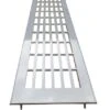 Lüftungsgitter 500 Mm X 70 Mm Für Arbeitsplatten Silber