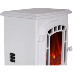 EL Fuego Elektrokamin Como Weiß Mit Heizung 2 KW -Heimwerkzeuge Geschäft 6 2240 AY0687 Detailfoto 1