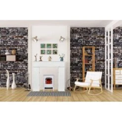 EL Fuego Elektrokamin Como Weiß Mit Heizung 2 KW -Heimwerkzeuge Geschäft 6 2240 AY0687 Milieufoto 2