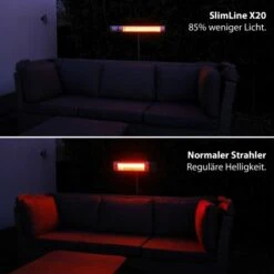 VASNER SlimLine X20 Infrarot-Heizstrahler 2000 Watt Mit Fernbedienung Silber -Heimwerkzeuge Geschäft 752917 4832 ECMVSLX20S 10