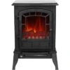 El Fuego Elektrokamin Como Schwarz Mit Heizung 2 KW