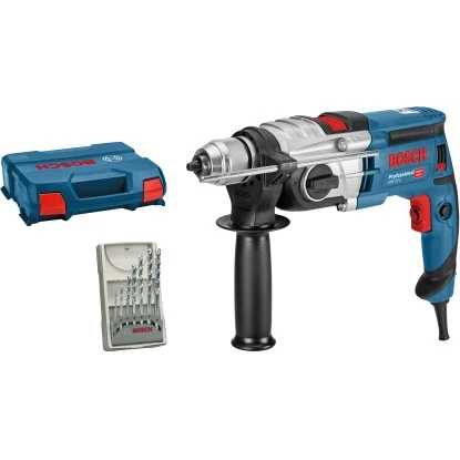 Bosch Professional Schlagbohrmaschine GSB 20-2 Inkl. 7-tlg. Bohrer-Set & L-Case 1 Bosch Professional Schlagbohrmaschine GSB 20-2 Inkl. 7-tlg. Bohrer-Set & L-Case