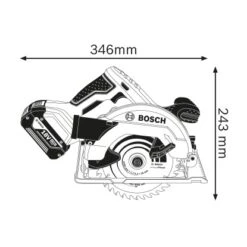 Bosch Professional Akku-Kreissäge GKS 18 V-57 G Solo Mit Kreissägeblatt & L-Boxx -Heimwerkzeuge Geschäft 7940851 VM 01