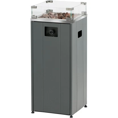 Buschbeck Terassenheizer Loungefeuer Malta Grau 7,5 KW 2 Buschbeck Terassenheizer Loungefeuer Malta Grau 7,5 KW – Bild 2