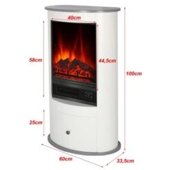 EL Fuego Elektrokamin Wien II Weiß -Heimwerkzeuge Geschäft 888187 2240 4