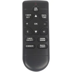 El Fuego Elektrokamin Davos (Zürich 2.0) Schwarz LED-Beleuchtung Dimmbar 2 KW -Heimwerkzeuge Geschäft 8 2240 AY6191 Detailfoto 5