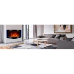 El Fuego Elektrokamin Davos (Zürich 2.0) Schwarz LED-Beleuchtung Dimmbar 2 KW -Heimwerkzeuge Geschäft 8 2240 AY6191 Milieufoto 2