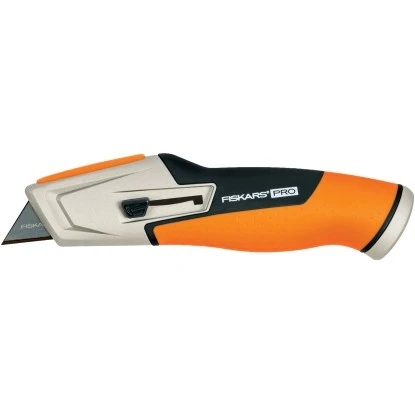 Fiskars Universalmesser CarbonMaxmit Einziehbarer Klinge 1 Fiskars Universalmesser CarbonMaxmit Einziehbarer Klinge
