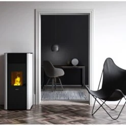 Freepoint Wasserführender Pelletofen Tesis 4,7 - 22,8kW Weiß -Heimwerkzeuge Geschäft Tesis2318515weissAmbiente