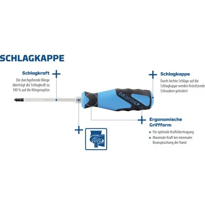 Gedore Schraubendreher Kreuz 2160 SK PH3 3 Gedore Schraubendreher Kreuz 2160 SK PH3 – Bild 3